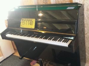 Weber upright piano black 43" for good musicians free move east coast