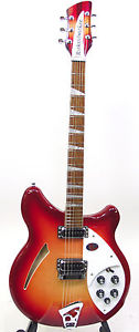 Rickenbacker 360 Deluxe Semi-Acoustic Guitar w/ Case - FireGlo 360FG