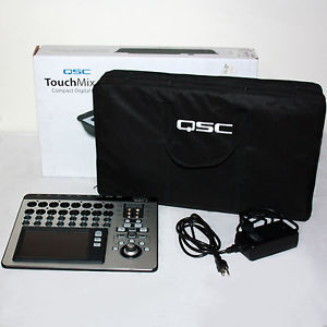 QSC TouchMix 16 Compact Digital Mixer Touch Mix 16 Channel Mixing Console MINT