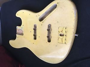 Fender Jazz Bass body blonde, original routs 1970's