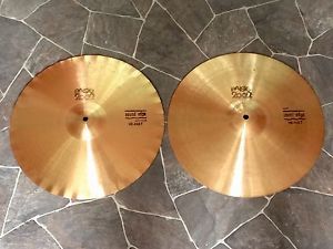 Paiste 2002 15" Sound Edge VINTAGE Black Label Hi-Hat cymbals John Bonham!