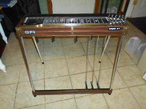 2016 GFI Expo X-1 pedal steel guitar S-10 with a pad & hard case