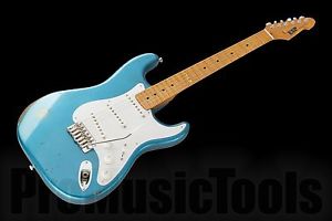 ESP Vintage Plus/M Distressed LPB -Lake Placid Blue -Special Edition *NEW* strat
