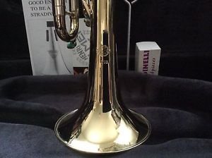 $ALE TO SCHOOL NEW SELMER CHORUS LACQUER TRUMPET + CASE GIARDINELLI MP FREE SHIP