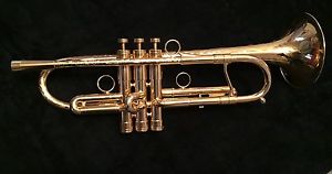 Adams A4 Gold Plated Large Bore Trumpet