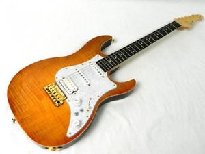 FgN FUJIGEN EOS-FM-R/VV EX-03 w/hard case Guitar From JAPAN Free shipping #D87