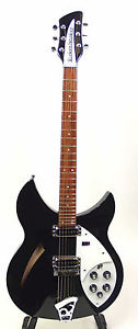 Rickenbacker 330 Semi-Acoustic Guitar w/ Hard Shell Case - JetGlo 330JG