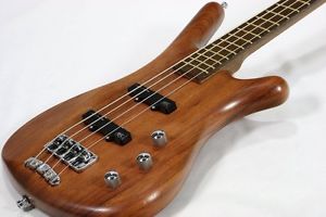 Warwick Corvette Standard 4 Bolt-on Bubinga Used Bass Guitar w/Soft Case F/S EMS