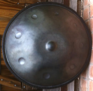 Handpan Celtic Minor in A (La) 8 notes +ding
