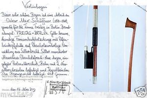 Private COLLECTION to SELL  70:  A Fine German VIOLIN BOW by *SCHAEFFNER*