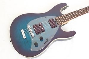 2006 Ernie Ball Music Man Steve Morse Y2D Guitar w/ Standard Bridge Purple Burst