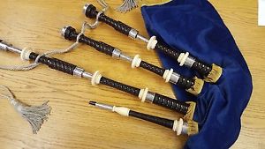 R.G. HARDIE BAGPIPES WITH BERNIE LEIGH SILVER