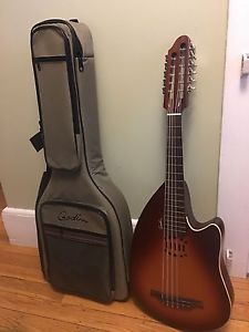 Godin Inuk Ambiance Steel Acoustic-Electric Sunburst