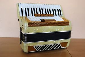 Scandalli Vintage Accordion 80 Bass Akkordeon Fisarmonica + Case + FREE SHIPPING