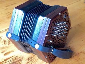 Vintage Lachenal Duet Concertina 46 Keys