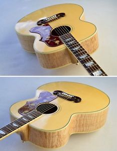 2013 Gibson Acoustic/Electric SJ-200 Standard Antique Natural ~~MINT~ Flame J200