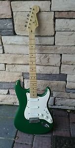 Fender Strat Eric Clapton Stratocaster 7up green gold lace sensors hard case inc
