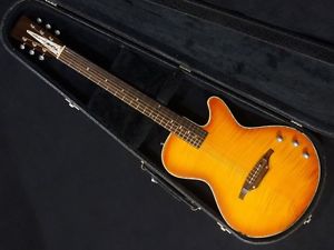 Tune TGX-82 Brown w/hard case Free shipping Guiter Bass From JAPAN #X434