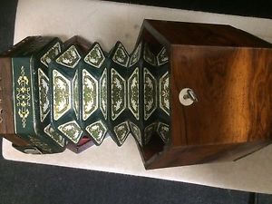 Concertina Antique English Circa 19 Century