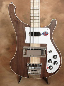 New Rickenbacker Walnut Bass 4003W Binding OHSC Unplayed