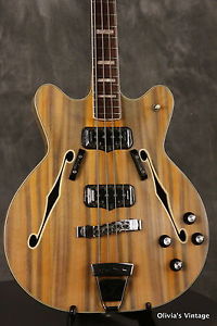 RARE 1968 Fender Coronado II Bass WILDWOOD III w/original HANG TAGS!!!
