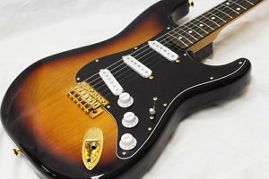 FENDER JAPAN Exclusive Classic 60s Stratocaster w/Gold Hardware Sunburst F/S EMS