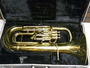 BESSON 765 NON-COMPENSATING 4 VALVE EUPHONIUM - 11" UPRIGHT BELL