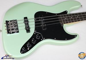 Fender Deluxe Active Jazz Bass w/ Double Gig Bag, Sea Foam Pearl, NEW! #36176