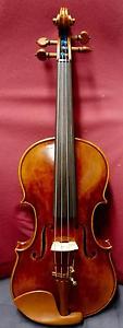 4/4 Nicolaus Amatus Copy Fine Violin Exceptional Tone Ready to be played Larsen
