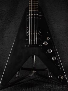 Gibson Flying V Gothic Satin Black 2001 Electric guitar from japan