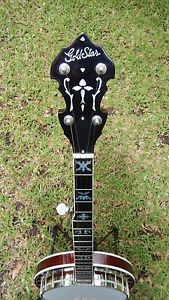 Gold Star Banjo GF-100FE w Case - RB-75 Style - Has Gibson Strings