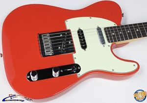 Fender Deluxe Nashville Tele w/ Gig Bag, Fiesta Red, NEW! Telecaster #35302