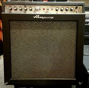 Vintage 1966 ampeg Gemini II model guitar amp