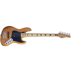 Schecter Diamond-J 5 Plus Aged Natural AN 5-String Electric Bass w/Free Gig Bag