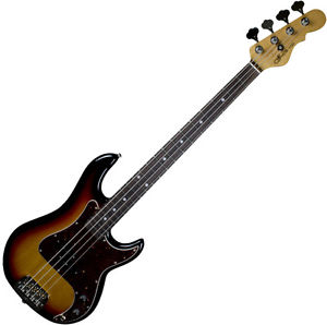G&L LB-100 USA Custom Electric Bass in Nitro 3-Tone Sunburst! Brand New!