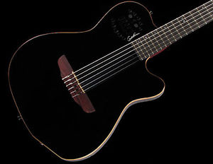 Free Shipping Used Godin ACS SA(Synth Access) Slimneck Black 2016 AcousticGuitar