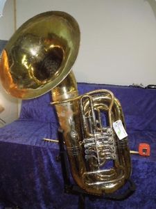 Mirafone  Rare Mini BBb 4 valve Rotary Tuba VG used Cond ser# 41657
