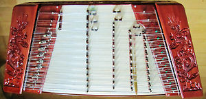 Yangqin dulcimer, CONCERT GRADE "402". SOLID Rosewood Carving. Fits a master!