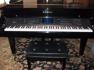 Kawaii Kawai CP200 Baby Grand Piano - Black Ebony - Digital Performance