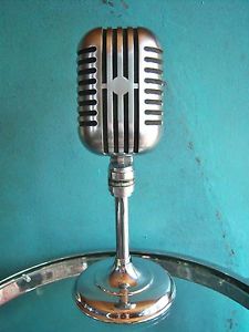 Vintage RARE 1940's Turner 101B dynamic / ribbon microphone deco old antique RCA