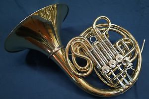 Gebr. Alexander Mainz Model 103 Screw Bell Double French Horn w/Case, Mouthpiece