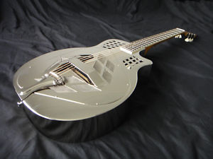 Tri Cone Resophonic Resonator Guitar - Triple Plated Brass Body