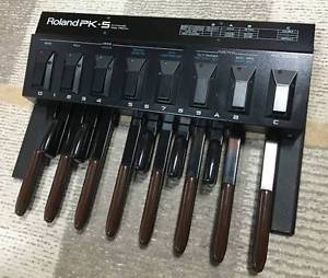 Very Good! Roland PK-5 Dynamic MIDI Foot Pedal Discontinued Made in Italy