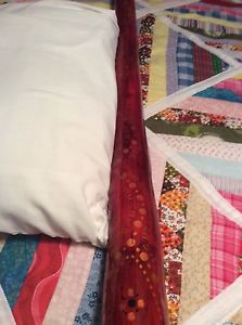 BEAUTIFUL  HI END AUCTION FIND DIDGERIDOO 61Inches With Stand