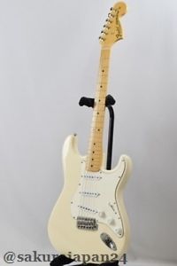 Used Fender Japan ST68-85TX VWH W/non-genuine Hard Case , Arm F/S CE152