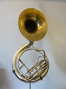 Sousaphon Holton USA Bb versilbert