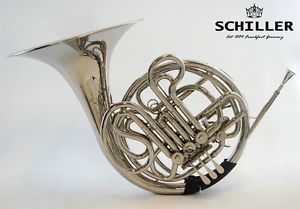 Schiller Elite IV Double French Horn Nickel Plated