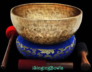 New Tibetan Singing Bowl: Jambati 12" Dia, Contemporary, G#2 & E4. VIDEO