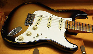 Fender 1957 Stratocaster Heavy Relic Custom Shop 2-Tone Sunburst Handwound PU's