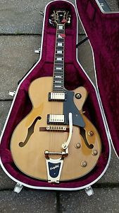 Cort blonde semi acoustic electric guitar with Bigsby tremelo